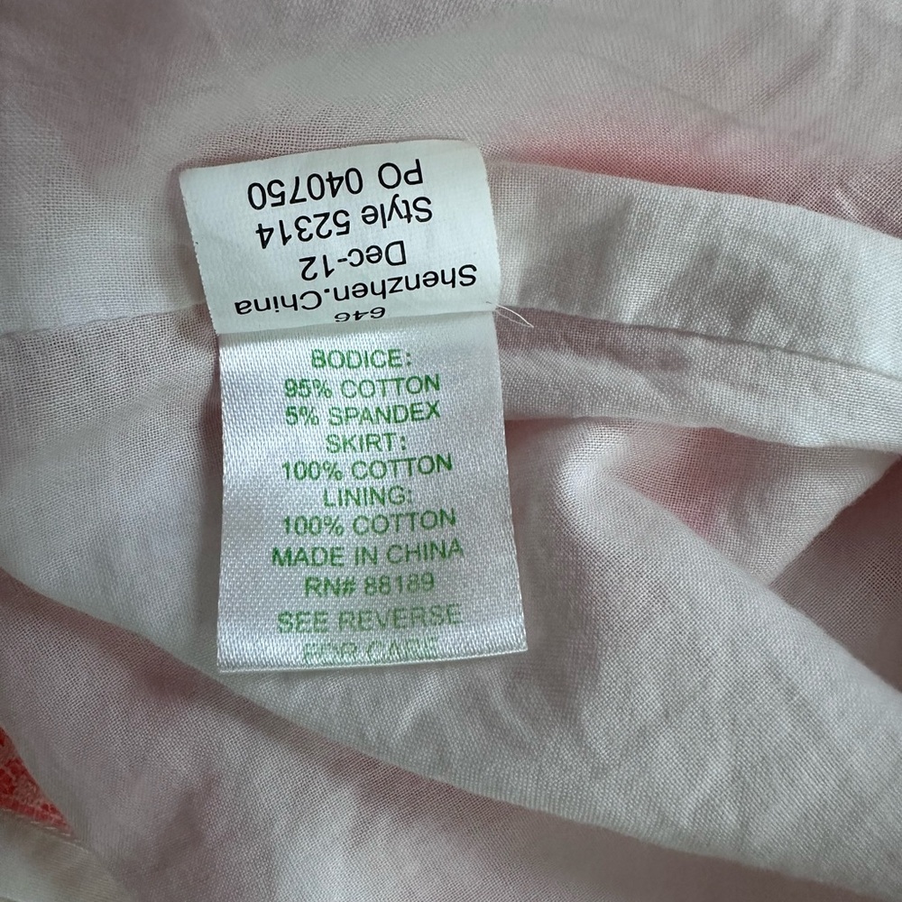 Lilly Pulitzer Green and Pink Strapless Mini Dress - Picture 8 of 8